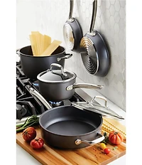 Anolon Accolade Twin Pack Open Skillet Set, 8#double; & 10#double;