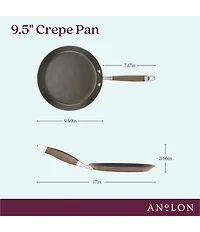Anolon Advanced Home Crepe Pan, 9.5#double;
