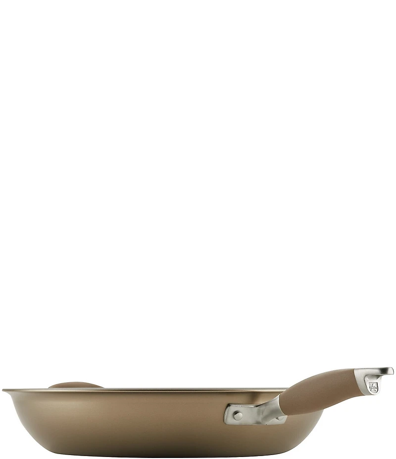 Anolon Advanced Home Hard-Anodized Nonstick Skillet with Helper Handle, 14.5#double;