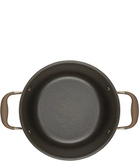 Anolon Advanced Home Hard Anodized Nonstick Covered Tapered Saucepot, 4.5 Qt.