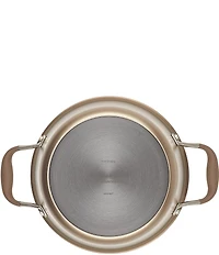 Anolon Advanced Home Hard Anodized Nonstick Covered Tapered Saucepot, 4.5 Qt.