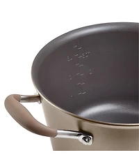 Anolon Advanced Home Hard Anodized Nonstick Covered Tapered Saucepot, 4.5 Qt.