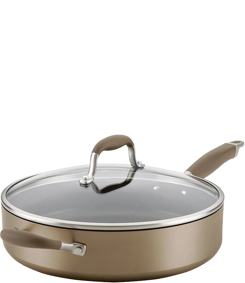 Anolon Advanced Home Hard-Anodized Nonstick Saute Pan with Helper Handle