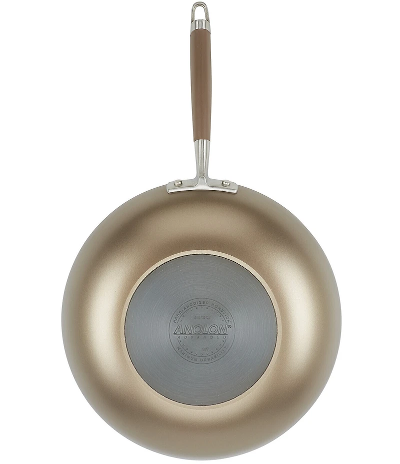 Anolon Advanced Home Hard Anodized Stir Fry Pan, 12#double;
