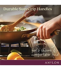 Anolon Advanced Home Hard Anodized Stir Fry Pan, 12#double;