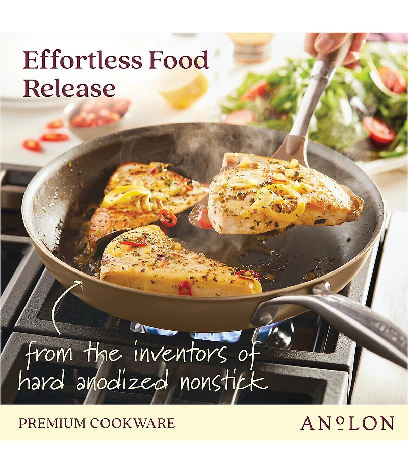 Anolon Ascend Hard Anodized Nonstick 10-Piece Cookware Set