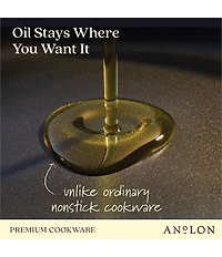 Anolon Ascend Hard Anodized Nonstick Stir Fry Pan, 10#double;