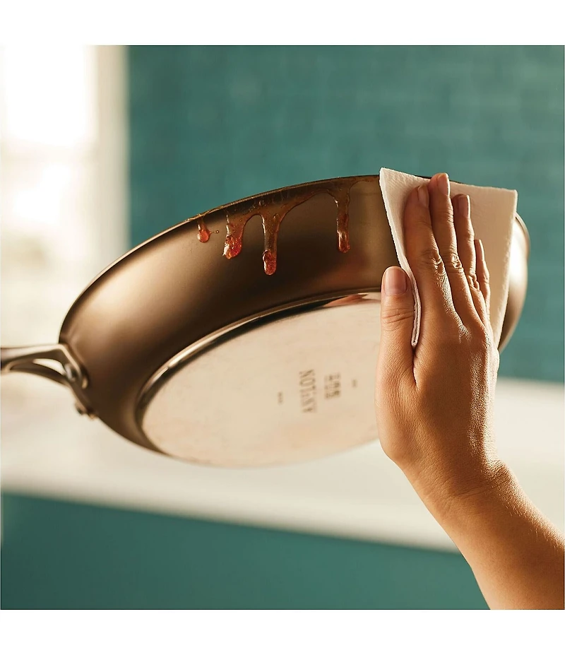 Anolon Ascend Hard Anodized Nonstick Stir Fry Pan, 10#double;