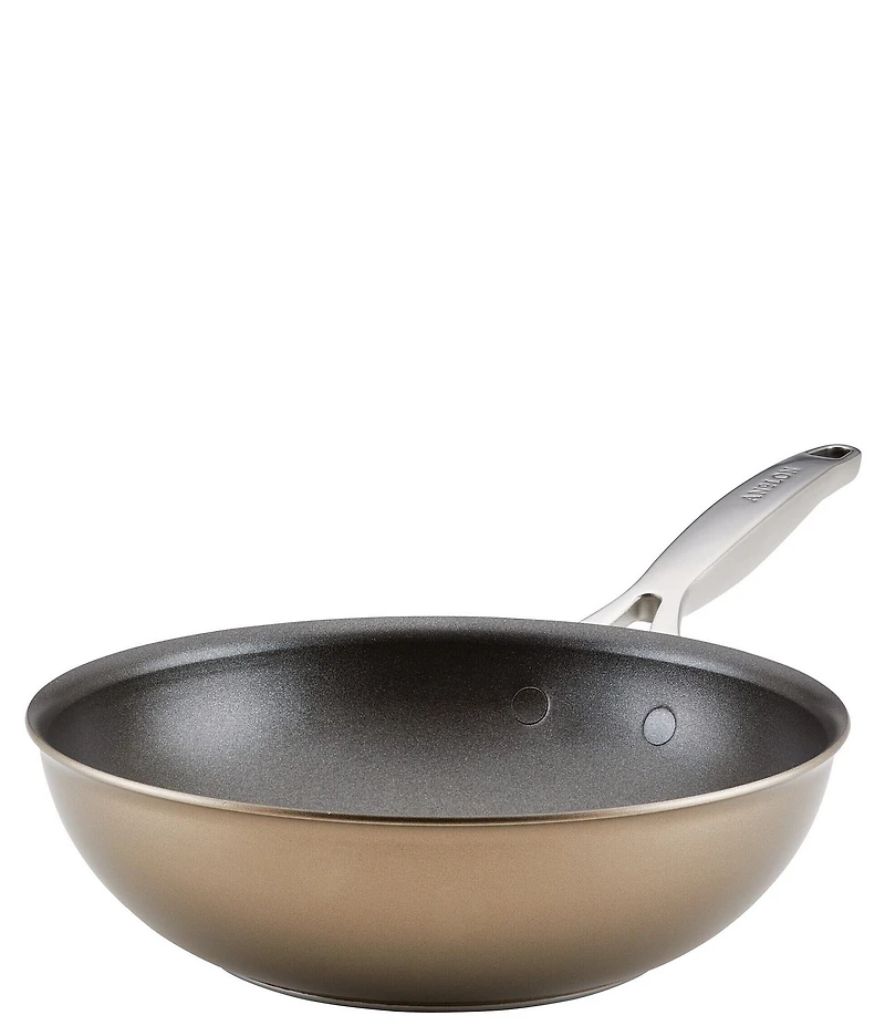 Anolon Ascend Hard Anodized Nonstick Stir Fry Pan, 10#double;