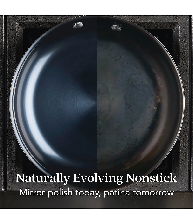 Anolon EverLast N2 Carbon Steel Frying Pan, 12#double;