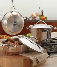 Anolon Nouvelle Copper & Stainless Steel 10-Piece Cookware Set