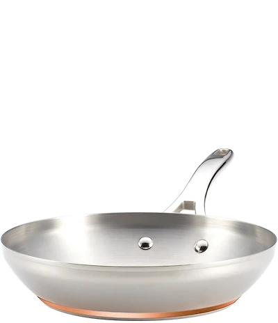 Anolon Nouvelle Copper Stainless Steel Covered French Skillet, 12#double;