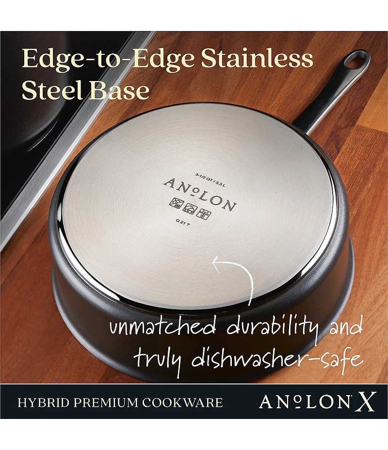 Anolon X Hybrid Nonstick 7-Piece Cookware Set