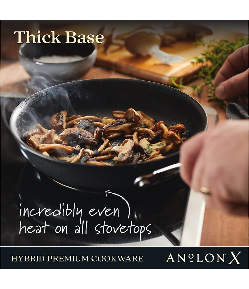 Anolon X Hybrid Nonstick Induction Frying Pan, 8.25#double;