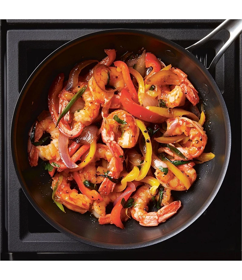 Anolon X Hybrid Nonstick Induction Stir Fry Wok With Lid, 10#double;