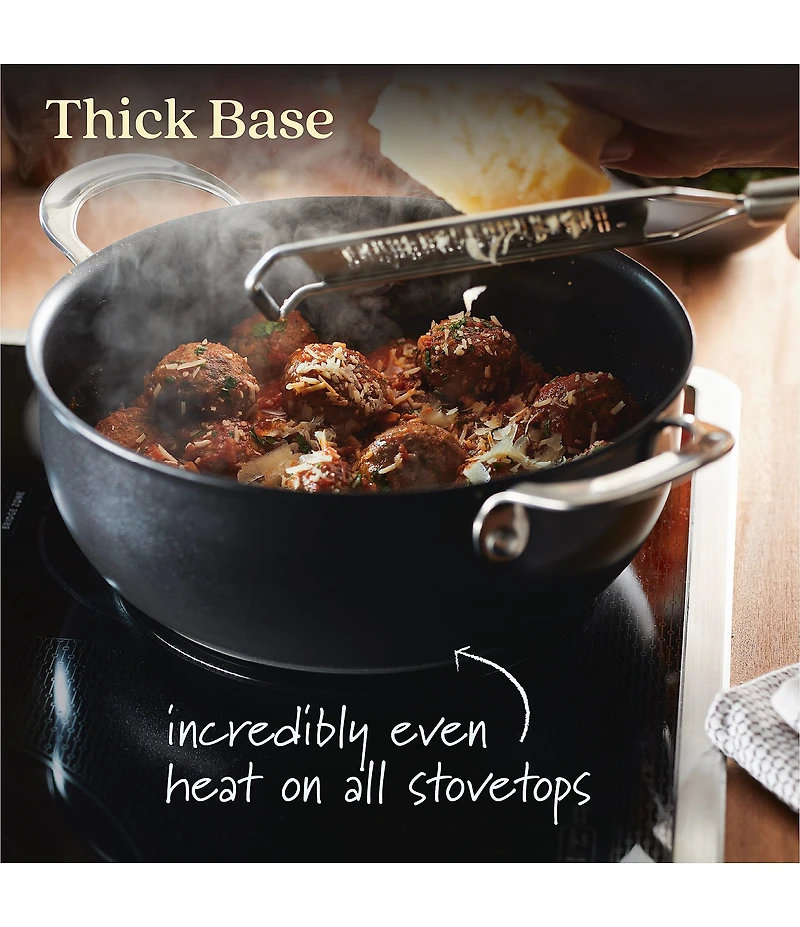 Anolon x SearTech Nonstick Covered Casserole Pan, 4 Qt.