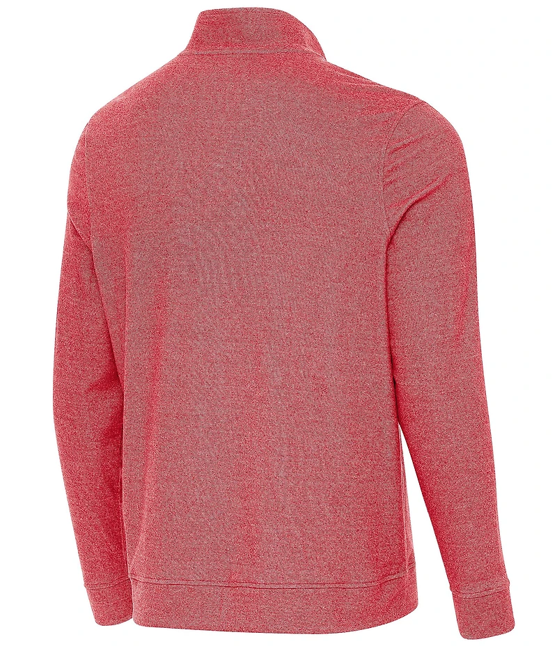 Antigua 2024 College Football Playoff National Champions Ohio State Buckeyes Subtle Quarter-Zip Pullover