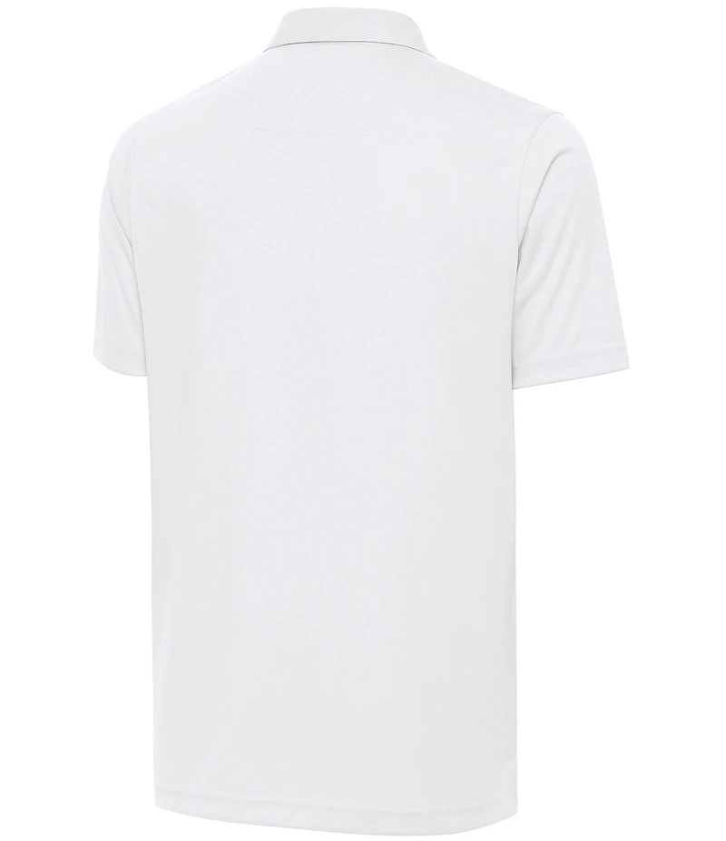 Antigua 2024 College Football Playoff National Champions Ohio State Buckeyes Tribute Short Sleeve Polo Shirt