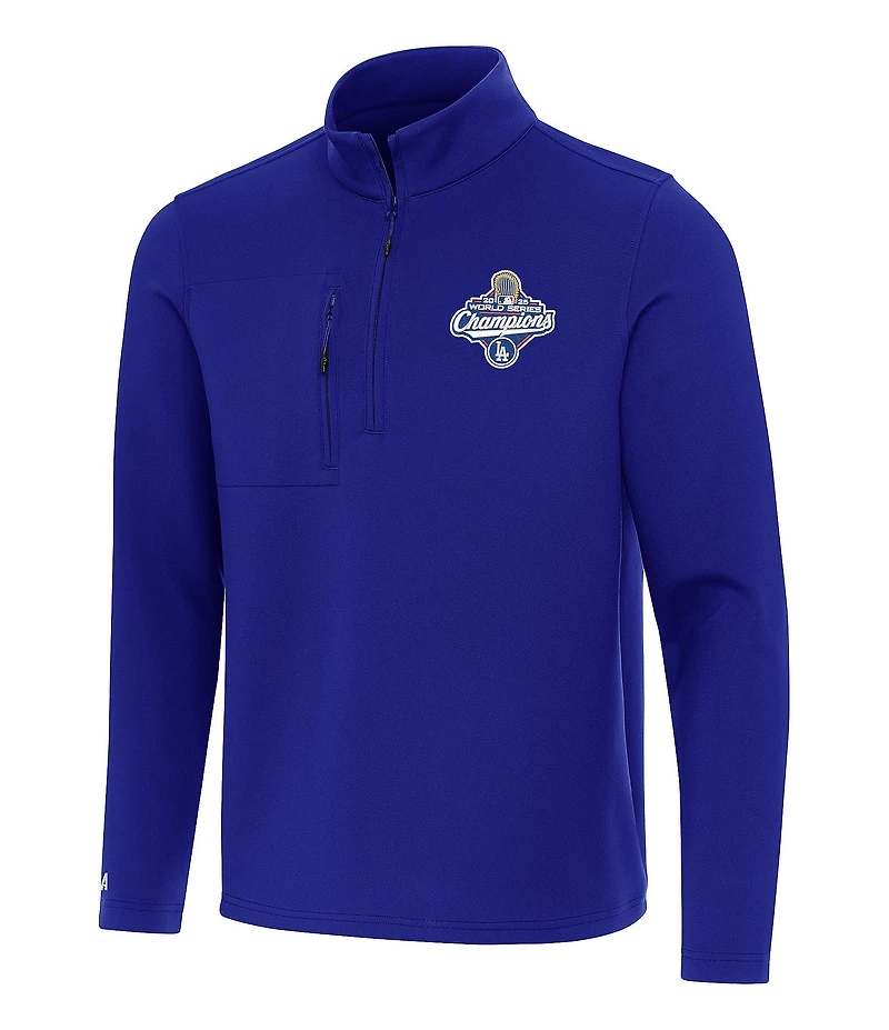 Antigua MLB Los Angeles Dodgers 2025 World Series Champions Insider Quarter-Zip Pullover