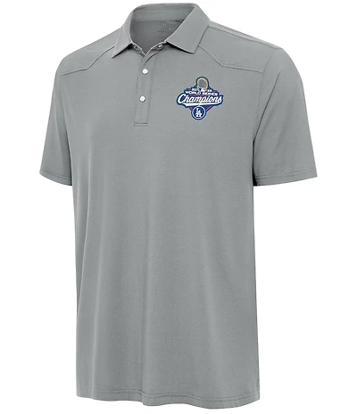 Antigua MLB Los Angeles Dodgers 2025 World Series Champions Western Short Sleeve Polo Shirt