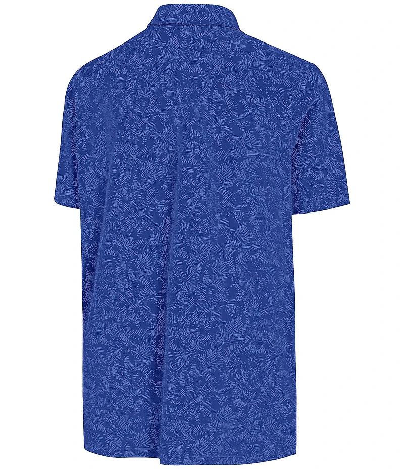 Antigua MLB Los Angeles Dodgers Back-To-Back World Series Champions Lush Short Sleeve Polo Shirt