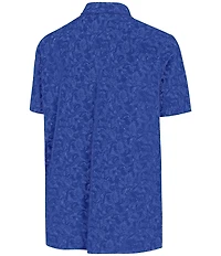 Antigua MLB Los Angeles Dodgers Back-To-Back World Series Champions Lush Short Sleeve Polo Shirt