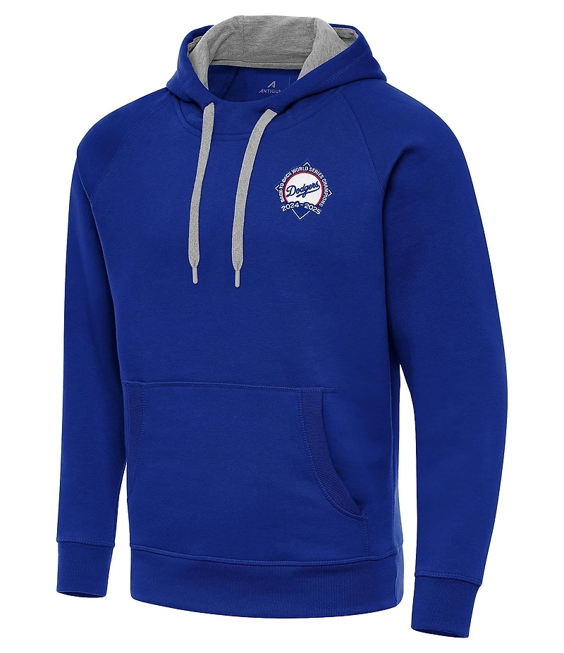 Antigua MLB Los Angeles Dodgers Back-To-Back World Series Champions Victory Pullover Hoodie