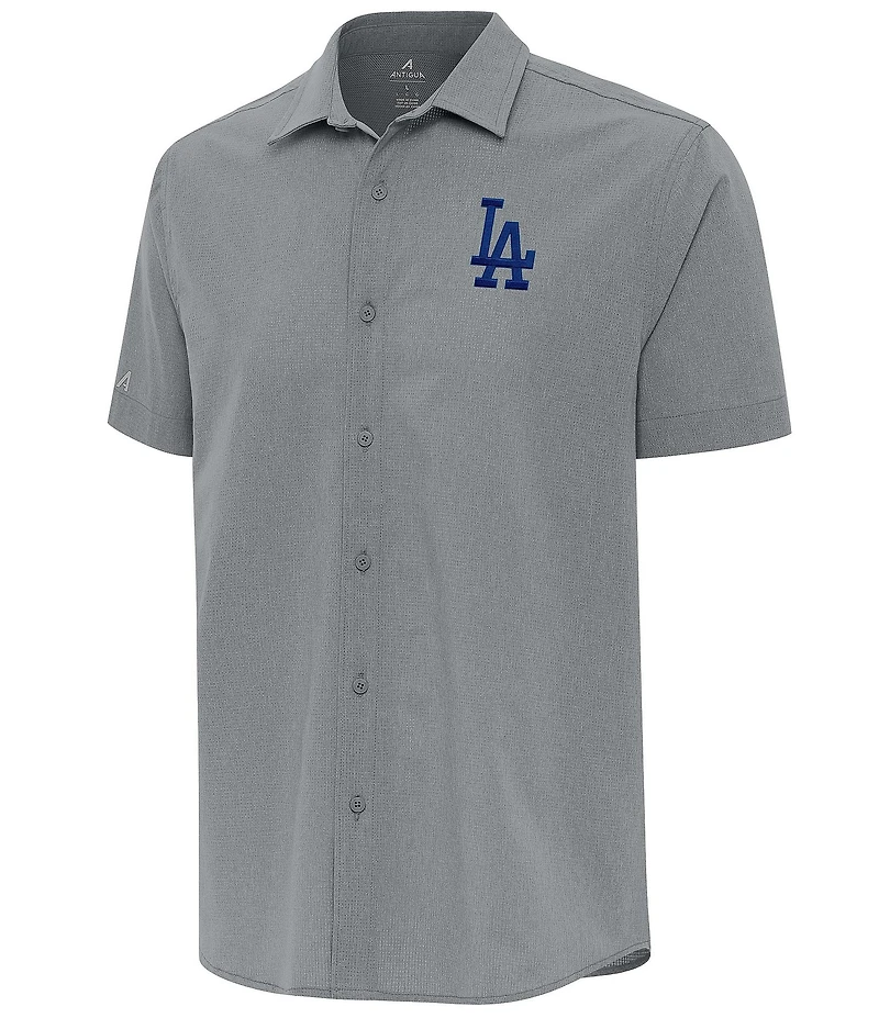 Antigua MLB National League Activate Short Sleeve Woven Shirt