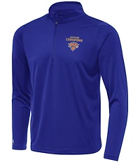 Antigua NBA New York Knicks 2026 World Champions Tribute Quarter-Zip Pullover