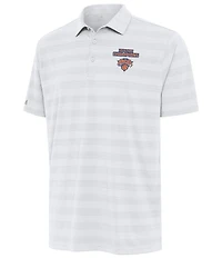 Antigua NBA New York Knicks 2026 World Champions Tunnel Short Sleeve Polo Shirt