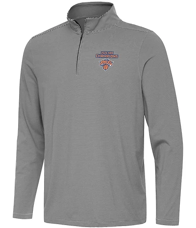 Antigua NBA New York Knicks 2026 World Champions Twine Quarter-Zip Pullover