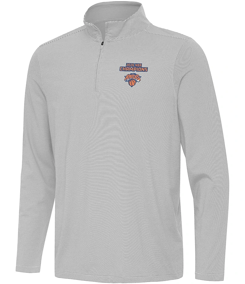 Antigua NBA New York Knicks 2026 World Champions Twine Quarter-Zip Pullover