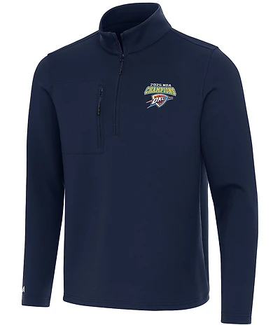 Antigua NBA Oklahoma City Thunder 2025 World Champions Insider Quarter-Zip Pullover