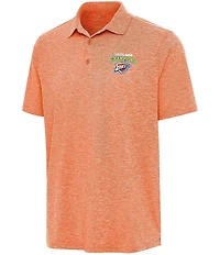 Antigua NBA Oklahoma City Thunder 2025 World Champions Par 3 Short Sleeve Polo Shirt