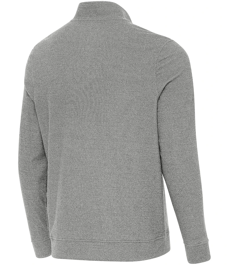 Antigua NBA Oklahoma City Thunder 2025 World Champions Subtle Quarter-Zip Pullover