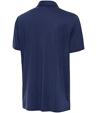 Antigua NCAA Basketball Michigan Wolverines 2026 National Champions Ellipse Short Sleeve Polo Shirt