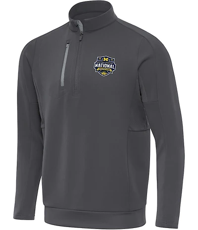 Antigua NCAA Basketball Michigan Wolverines 2026 National Champions Generation Quarter-Zip Pullover