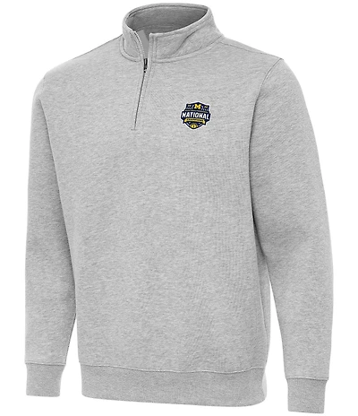 Antigua NCAA Basketball Michigan Wolverines 2026 National Champions Victory Fleece Quarter-Zip Pullover