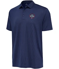 Antigua NCAA Basketball UCONN Huskies 2026 National Champions Ellipse Short Sleeve Polo Shirt