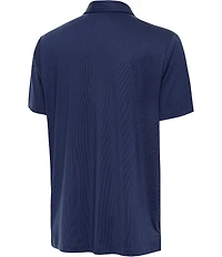 Antigua NCAA Basketball UCONN Huskies 2026 National Champions Ellipse Short Sleeve Polo Shirt