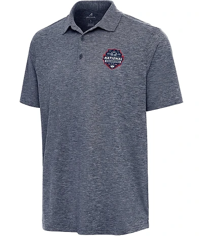 Antigua NCAA Basketball UCONN Huskies 2026 National Champions Par 3 Short Sleeve Polo Shirt