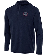 Antigua NCAA Basketball UCONN Huskies 2026 National Champions Tidy Quarter-Zip Pullover Hoodie