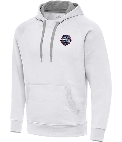 Antigua NCAA Basketball UCONN Huskies 2026 National Champions Victory Fleece Pullover Hoodie