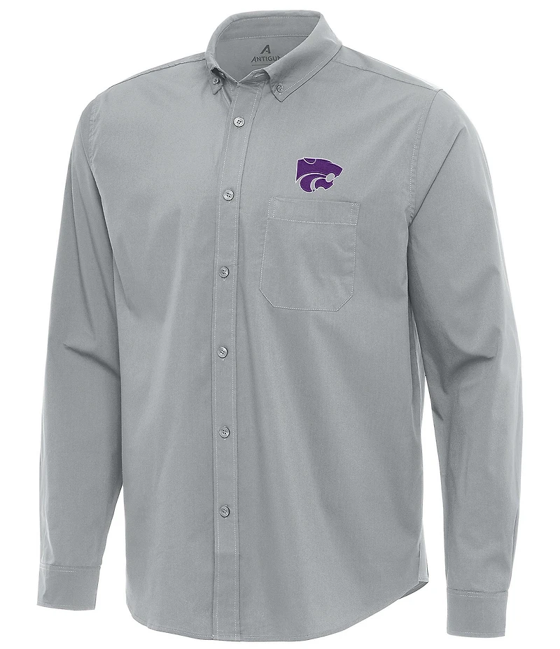 Antigua NCAA Big 12 Flight Long Sleeve Woven Shirt