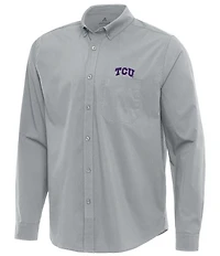Antigua NCAA Big 12 Flight Long Sleeve Woven Shirt