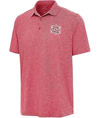 Antigua NCAA Oklahoma Sooners 2026 College Baseball Champions Par 3 Short Sleeve Polo Shirt