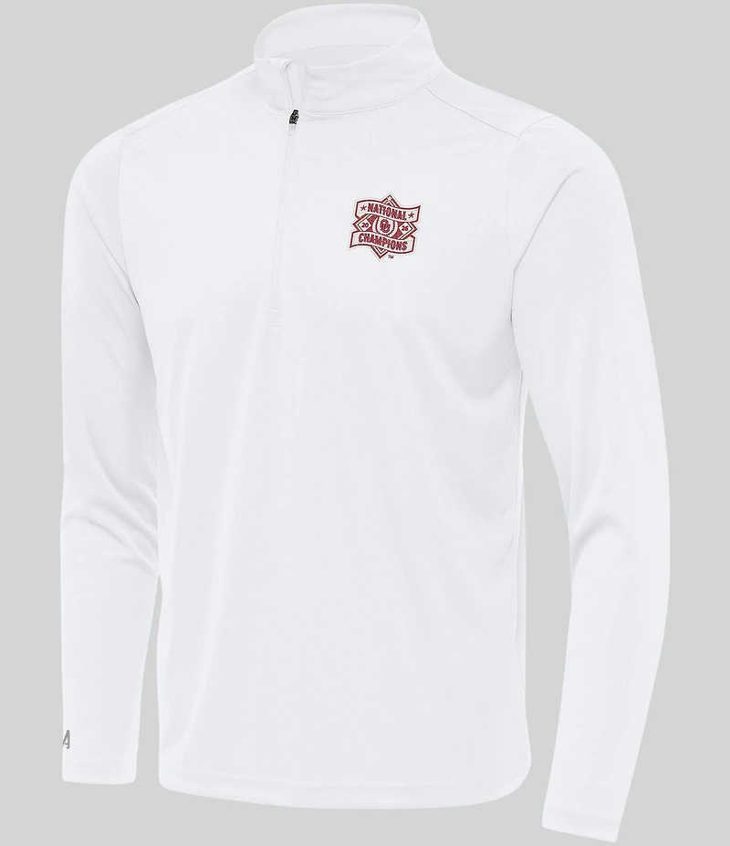 Antigua NCAA Oklahoma Sooners 2026 College Baseball Champions Tidy Quarter-Zip Pullover