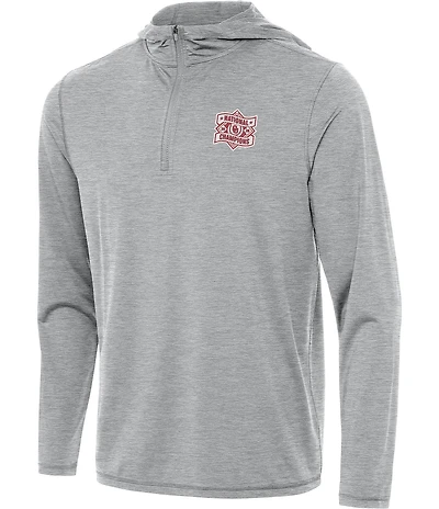 Antigua NCAA Oklahoma Sooners 2026 College Baseball Champions Tidy Quarter-Zip Pullover Hoodie