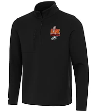 Antigua NFL Philadelphia Eagles Super Bowl 59 Champs Insider Quarter-Zip Pullover