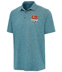 Antigua NFL Philadelphia Eagles Super Bowl 59 Champs Par 3 Short Sleeve Polo Shirt